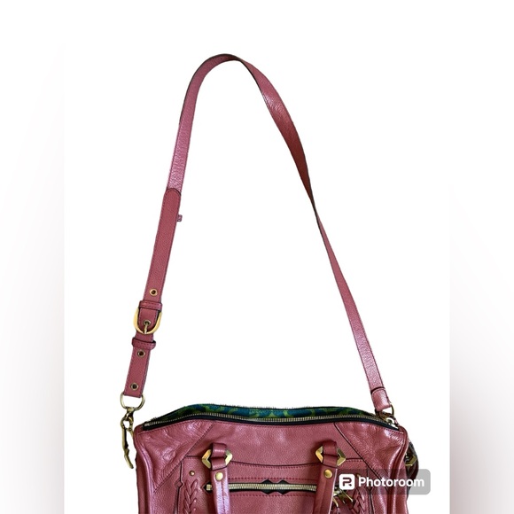 orYANY Pebble Leather Crossbody/ Handbag Satchel with Braiding detail - Picture 4 of 12